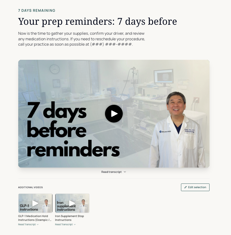 Set up text reminders